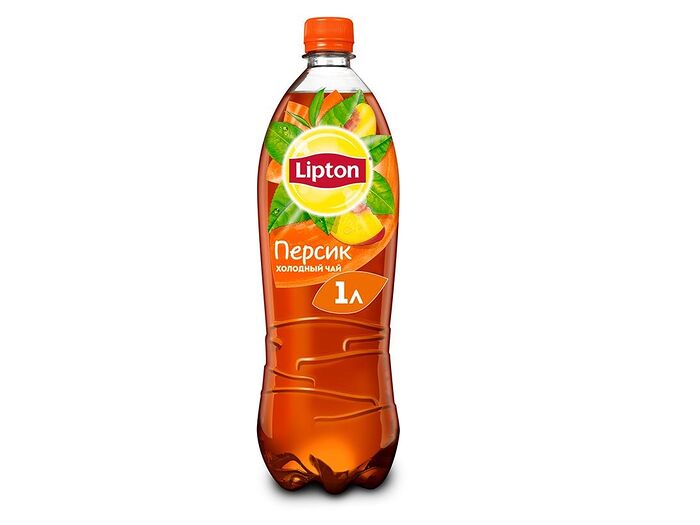 Чай Lipton чёрный с персиком