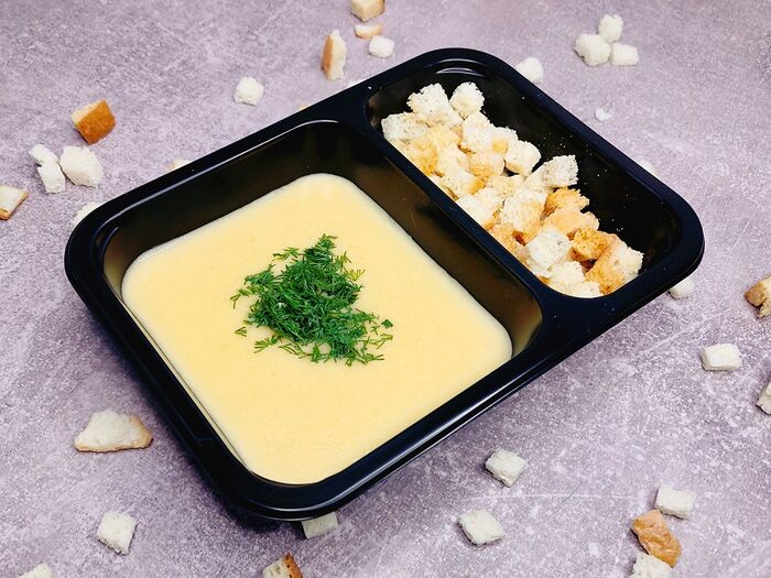Сырный крем-суп большой