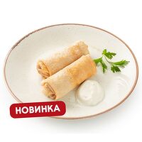 Гречневые блинчики с курицей и грибами