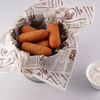Фото к позиции меню Детские сырно-картофельные крокеты с соусом тартар