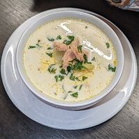 Финский суп из форели со сливками