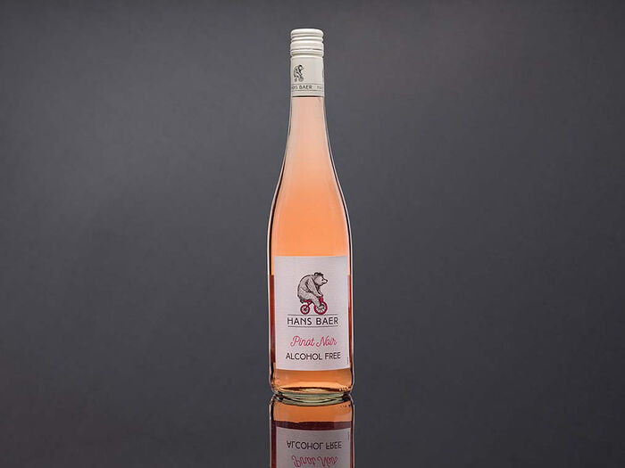 Вино безалкогольное розовое Ханс Баер Пино Нуар