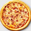 Фото к позиции меню Пицца с охотничьими колбасками