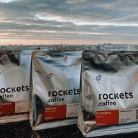 Кофе в зёрнах Rockets. coffee под фильтр