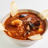Суп томатный острый с морепродуктами