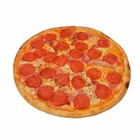 Пицца Мясная : томаты, бекон, ветчина, пепперони, сыр моцарелла