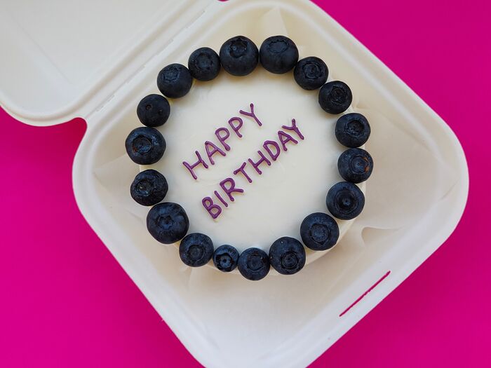 Бенто-торт ягодный Happy birthday