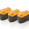 Фото к позиции меню Три запеченные суши с лососем