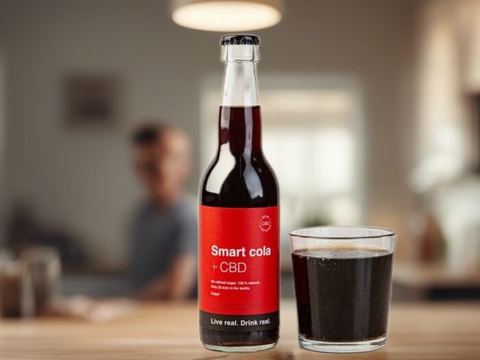 Напиток газированный Smart Cola и Cbd