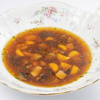 Грибной суп с подосиновиками