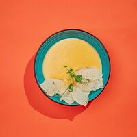 Тыквенный крем-суп с крутонами