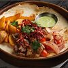 Фото к позиции меню Мексиканская тортилья с говядиной и овощами