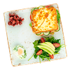 Фото к позиции меню Завтрак Сэндвич с яйцом пашот