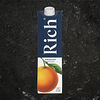 Фото к позиции меню Сок Rich Апельсиновый пакет