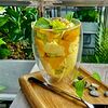 Фото к позиции меню Крем десерт манго-маракуйя