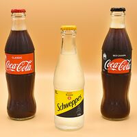 Rich-cola classic/light, Schweppes tonic