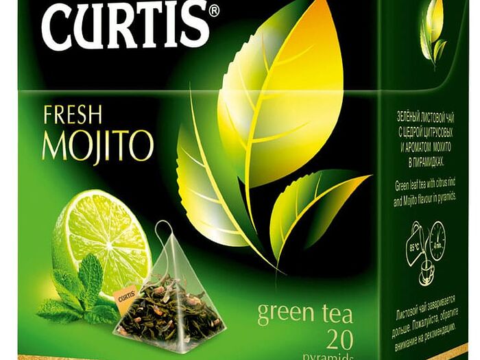 Чай фреш мохито зеленый Curtis 20*1,7г