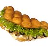 Фото к позиции меню Вафля-сэндвич с грибами