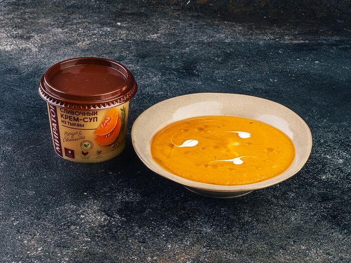 Крем-суп сливочный из тыквы
