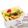 Фото к позиции меню Вок свинина с рисом и овощами по-пекински