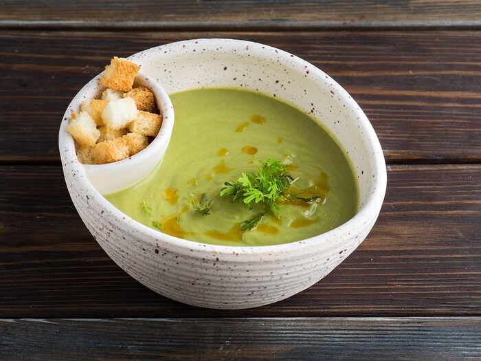 Овощной крем-суп с брокколи