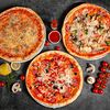 Фото к позиции меню Итальянский сет из трех пицц