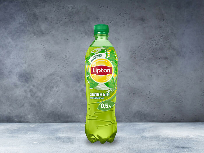 Липтон зеленый чай 0,5