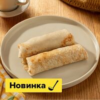 Гречневые блины с курицей и брынзой