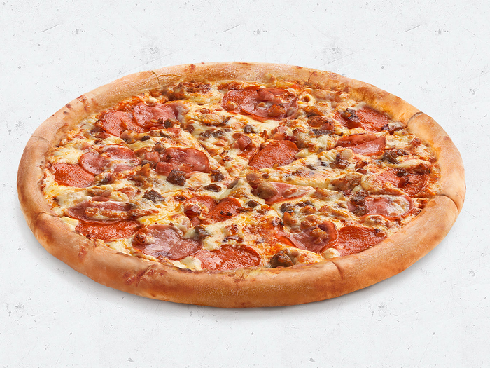 Пицца Любители Мяса Сырный Борт D36