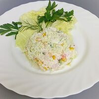 Салат крабовый с китайской капустой