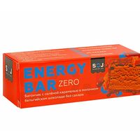 Батончик Energy Bar ZERO с солёной карамелью в молочном шоколаде без сахара 