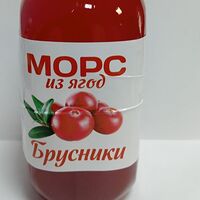 Морс из ягод брусники