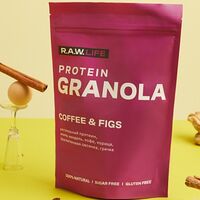 Гранола протеиновая Protein Granola Coffee & Figs Raw Life