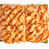 Фото к позиции меню Суши-пицца с семгой и креветкой