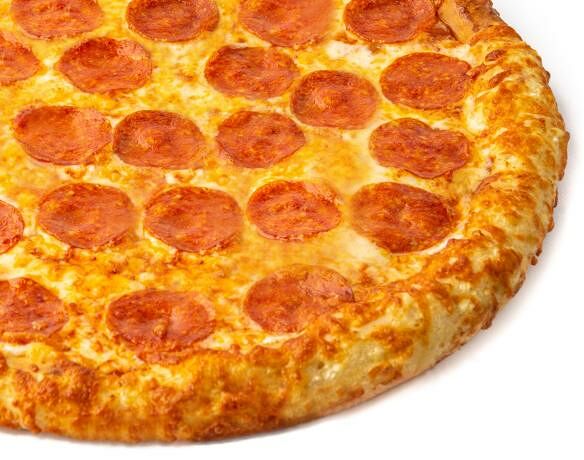 Пицца Пепперони с хрустящей чесночно-сырной корочкой