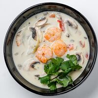 Суп Том Кха с креветками