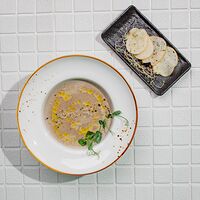 Грибной крем-суп с трюфельным маслом