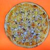 Фото к позиции меню Пицца с курицей и ананасами (томатная основа)