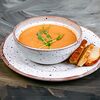 Фото к позиции меню Крем-суп из чечевицы с хрустящими гренками