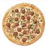 Фото к позиции меню Пицца с фрикадельками и грибным соусом 28 см Оригинальная