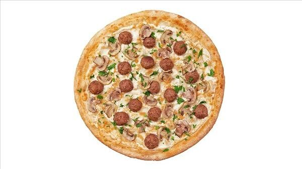Пицца с фрикадельками и грибным соусом 33 см Оригинальное