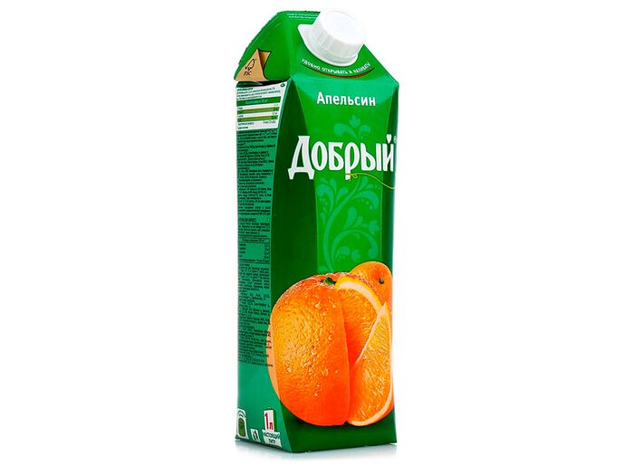 Сок натуральный Добрый Апельсин