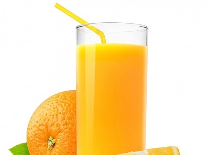 Свежевыжатый апельсиновый сок (большой)