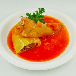 Перец, фаршированный курицей