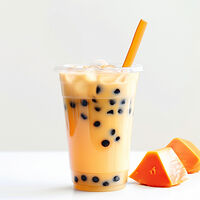 Bubble Tea Milk Папайя