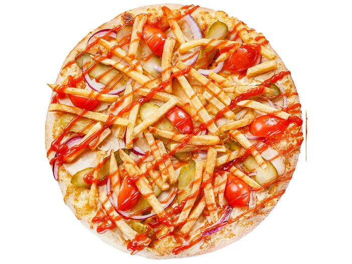 Пицца Манхэттен с картофелем фри