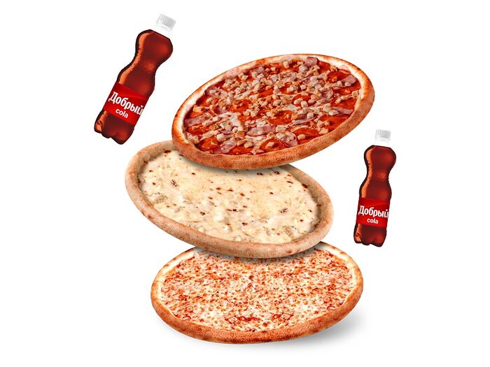 3 пиццы хит