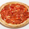 Фото к позиции меню Пицца Пепперони и фирменный соус для корочек