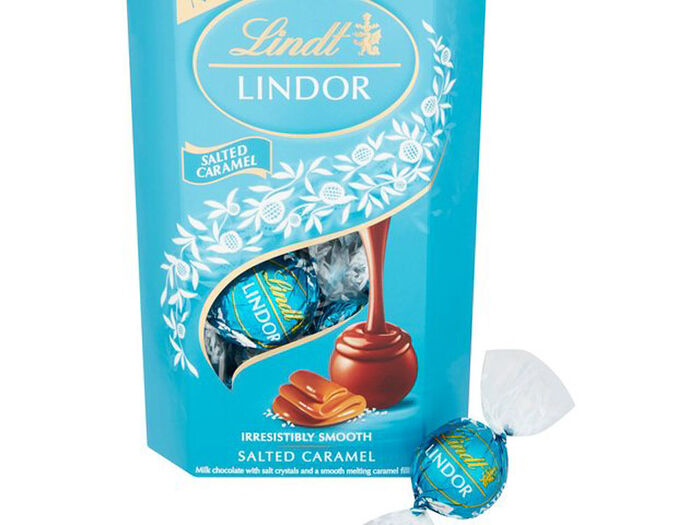 Lindt LINDOR Salted Caramel Chocolate Truffles Box