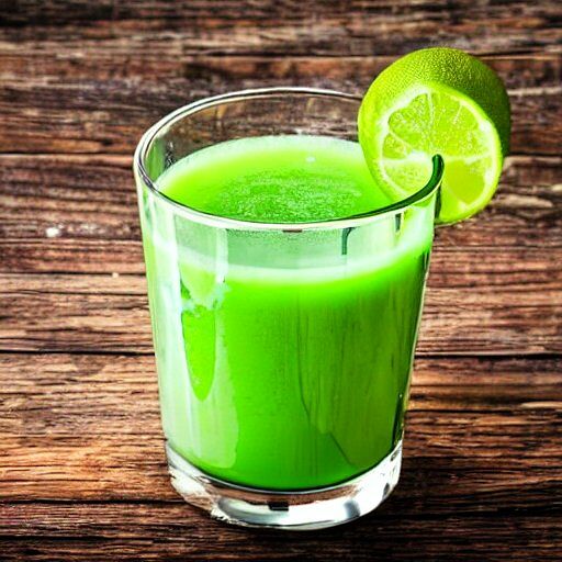 The green flue shot juice